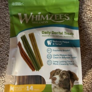 Whimzees Daily dental treats  Medium 14 Sticks